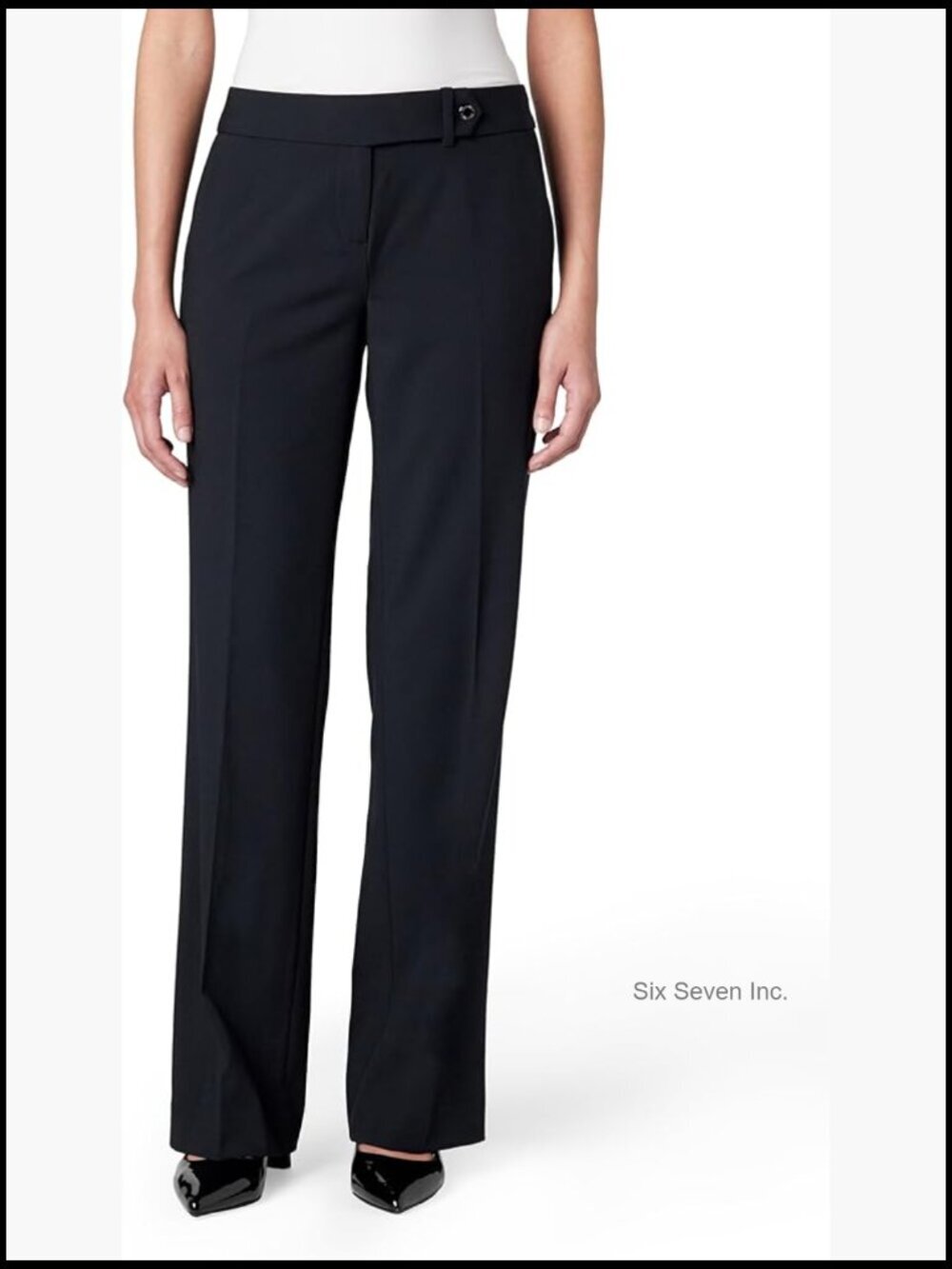 Modern Fit Suit Pant - Straight Leg, Side Pockets, Petite Fit